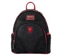 Loungefly Marvel: Spider-Man - Web - 3D Embroidered Mini Backpack with Zipper Charm - Collectible Bags