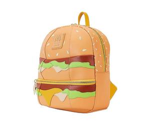 Loungefly McDonalds Big Mac Mini Backpack Gold