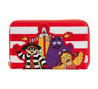 Loungefly Mcdonalds Purse Ronald And Friends Official Red Zip Around One Size