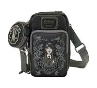 Loungefly MGM Wednesday Cell Phone Crossbody Bag with Coin Bag