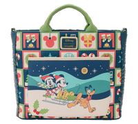 Loungefly Mickey & Friends Holiday Convertible Backpack & Tote Crossbody Bag
