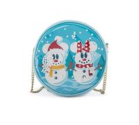 Loungefly Unisex's Bolso Disney Minnie Y Mickey Muecos de Nieve Mucos Neve, Standard, 15.6