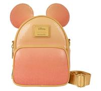 Loungefly Mickey Mouse Glitter Sequin Convertible Mini Backpack & Crossbody Bag