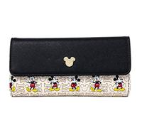 Loungefly - Mickey Mouse Wallet - Red Print Faux Leather Bi-Fold Women's Disney Fan Adults