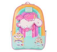 Loungefly Minions Fluffy Unicorn Rainbow Mini Backpack Bag - Official BNWT