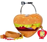 Loungefly Nickelodeon Spongebob Krabby Patty Plush Crossbody Bag