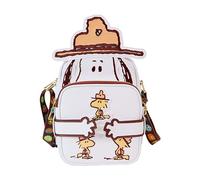 Loungefly Peanuts: Snoopy's Beagle Scouts 50Th Anniversary Crossbuddies Cosplay Crossbody Bag With Coin