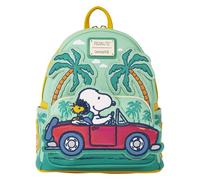 Loungefly Peanuts By Snoopy Road Trip Mini Backpack Green