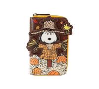 Loungefly Peanuts Snoopy Scarecrow Zip Wallet, Brown, One Size