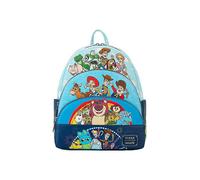 Loungefly Pixar Toy Story Movie Collab Triple Pocket Mini Backpack Silver