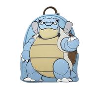 Loungefly Pokemon Blastoise Cosplay Womens Double Strap Shoulder Bag Purse, Blue, M