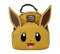 Loungefly Pokemon Eevee Cosplay Womens Convertible Double Strap Shoulder Bag Purse, Brown, M