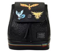 Loungefly Pokémon: Legendary Birds - Articuno, Moltres, and Zapdos - Embroidered Characters Mini Backpack - Collectible Bags