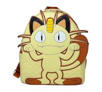 Loungefly Pokemon Meowth Cosplay Womens Double Strap Shoulder Bag Purse, Yellow, M
