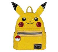 Loungefly Pokemon - Pikachu - Sequin Mini Backpack - Premium Vegan Leather - Gift Idea - Official Merchandise - for Boys, Girls Men and Women - Anime Fans