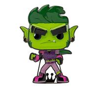 Loungefly POP! Large Enamel Pin DC: TEEN TITANS - Beast Boy - BEASTBOY - Teen Titans Go! Enamel Pins - Cute Collectable Novelty Brooch - for Backpacks & Bags - Gift Idea - Official Merchandise