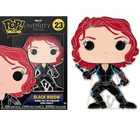 Loungefly POP! Large Enamel Pin MARVEL INFINITY SAGA: BLACK WIDOW - Black Widow - Avengers Infinity War Enamel Pins - Cute Collectable Novelty Brooch - for Backpacks & Bags - Gift Idea
