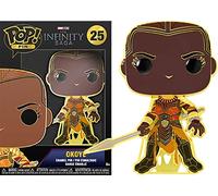 Loungefly POP! Large Enamel Pin MARVEL INFINITY SAGA: OKOYE - Okoye - Avengers Infinity War Enamel Pins - Cute Collectable Novelty Brooch - for Backpacks & Bags - Gift Idea - Movies Fans