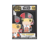 Loungefly POP! Large Enamel Pin STAR WARS: Poe Dameron - Star Wars Enamel Pins - Cute Collectable Novelty Brooch - for Backpacks & Bags - Gift Idea - Official Merchandise - Movies Fans
