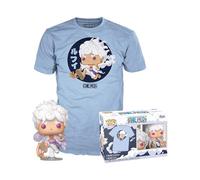 Loungefly POP! & TEE: OP - Luffy Fifth Gear - M - One Piece - T-Shirt - Clothes With Collectable Vinyl Figure - Gift Idea - Toys and Short Sleeve Top for Adults Unisex Men and Women - Anime Fans