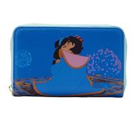 Girl's wallet Loungefly Disney Aladdin Jasmine Bleu 15x9,3 cm