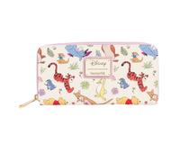 Loungefly Purses and Coin Pouches Disney Winnie The Pooh and Friends Zip Around Wallet Cream