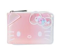 Loungefly Sanrio Hello Kitty 50th Anniversary Clear and Cute Accordion Zip Around Wallet, SANWA0991, Pink, Embroidered