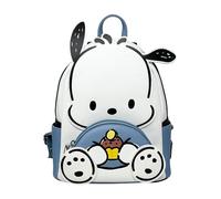 Loungefly Sanrio Pochacco Cosplay Womens Double Strap Shoulder Bag Purse, Blue, M