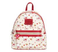 Loungefly Sanrio Pochacco Hearts Mini-Backpack, 10 1/2-inches Tall, LFSANBK0514, Cream, 10 1/2-inches Tall, Sanrio Pochacco Hearts Mini-backpack- Entertainment Earth Exclusive