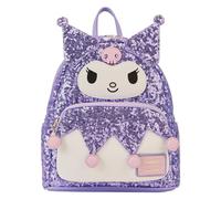 Loungefly Sanrio Sequin Kuromi Mini Backpack, Purple, One Size, Mini Backpack