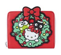 Loungefly Sanrio: Christmas Wreath Zip Around Wallet