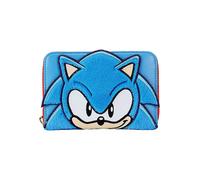 Loungefly Sega Sonic The Hedgehog Classic Cosplay Zip Around Wallet Blue