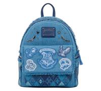 Harry Potter Loungefly - Hogwarts - Denim Mini backpacks dark blue Onesize