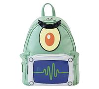 Loungefly SpongeBob Squarepants - Spongebob Plankton - Backpack - Spongebob Squarepants - Amazon Exclusive - Premium Vegan Leather - Gift Idea - Official Merchandise - for Boys, Girls Men and Women