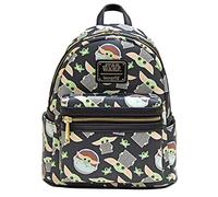 Loungefly Star Wars Baby Yoda All Over Print Womens Double Strap Shoulder Bag Purse