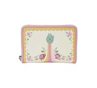 Loungefly Star Wars Floral Rebel Zip Around Wallet Cream