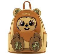 Loungefly Star Wars Wicket Ewok Footsie Cosplay Women's Double Strap Shoulder Bag Purse, One Size (STBK0261)
