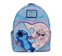 Loungefly Disney Stitch and Angel Heart Mini Backpack - Official Merchandise