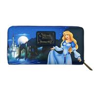 Loungefly Swan Princess Odette Castle Scene Wallet, Blue, Zip-around Wallet
