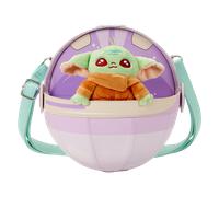 Loungefly The Mandalorian Grogu Figural Pod Plush Crossbody Bag