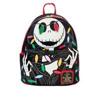 Loungefly The Nightmare Before Christmas Jack Skellington String Lights Light Up Glow Mini Backpack