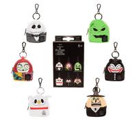 LOUNGEFLY The Nightmare Before Christmas Mystery Backpack Keychains