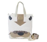 Loungefly Tote Bags Nickelodeon Avatar The Last Airbender Appa Cosplay Tote with Momo Charm White/Off White