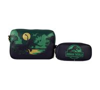 Loungefly Jurassic World: Jungle Dinosaur Silhouette Sling Crossbody Bag With Coin
