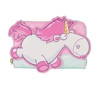 LOUNGEFLY Fluffy Unicorn Zip Around Wallet - Minions