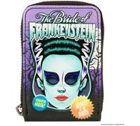 Loungefly Universal Monsters Bride Of Frankenstein Neon Mask Wallet, Purple, S, Wallets