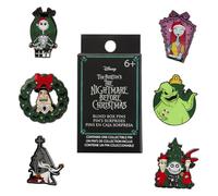 Loungefly - Walt Disney - the Nightmare Before Christmas - Seasonal - Enamel Pin - 1 Of 6 to Collect - Styles Vary - the Nightmare Before Christmas - Blind Box Enamel Pins - Novelty Brooch & Bags