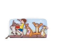 Loungefly Winnie The Pooh 95th Anniversary Zip Around Wallet, Multicolor