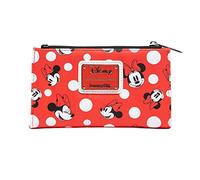 Loungefly Women's Disney Minnie Mouse Polka Dot Red Zip-Around Wallet