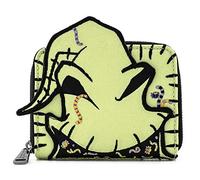 Loungefly Women's Disney Nightmare Before Christmas Oogie Boogie Glow in the Dark Faux Leather Zip Wallet